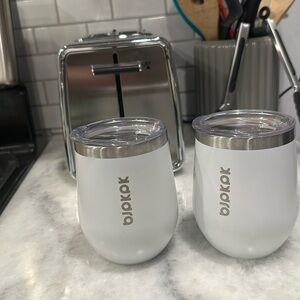 BJPKPK 12oz stainless steel wine/coffee tumbler